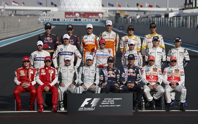 Formula One, Fernando Alonso, Sebastian Vettel, Heikki Kovalainen, Mark Weber, Jenson Button, Lewis Hamilton - desktop wallpaper