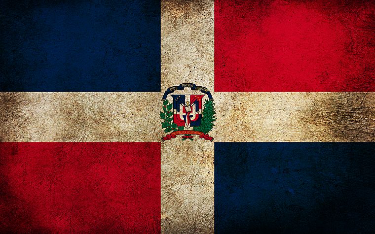 flags, Dominican Republic - desktop wallpaper