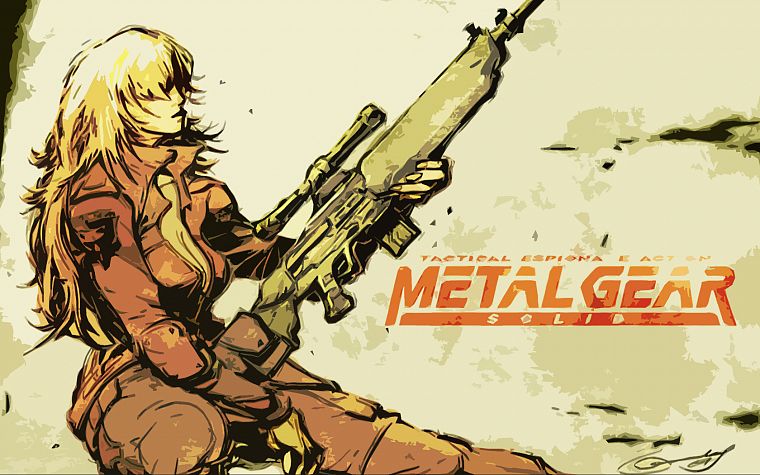 Metal Gear, sniper wolf - desktop wallpaper