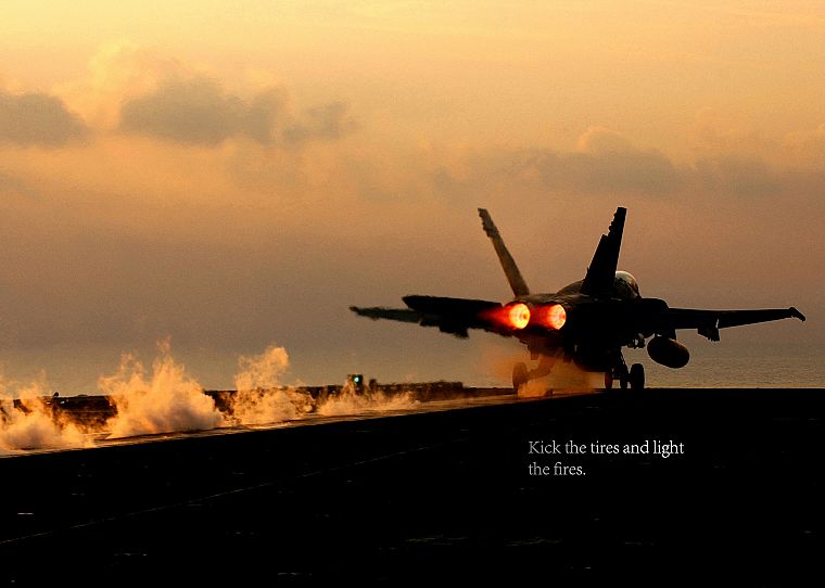 aircraft, text, FA-18 Hornet, takeoff, jets - desktop wallpaper