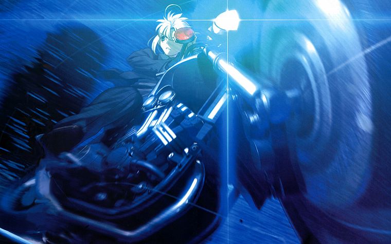 Type-Moon, vehicles, Saber, motorbikes, Fate/Zero, Fate series - desktop wallpaper