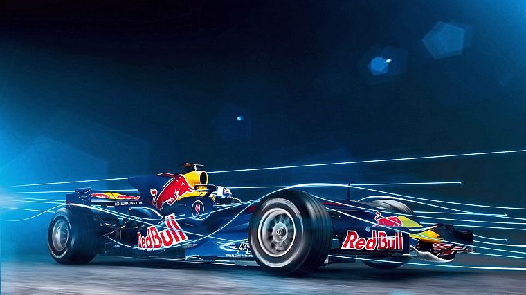 cars, Formula One, Red Bull, side view - desktop wallpaper