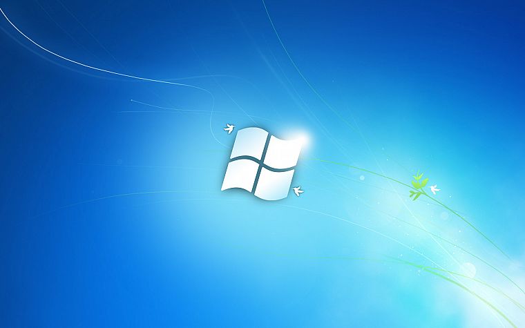 Windows 7, Microsoft Windows, logos - desktop wallpaper