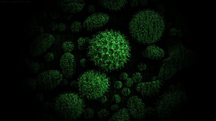 abstract, microscopic, pollen, virus - desktop wallpaper