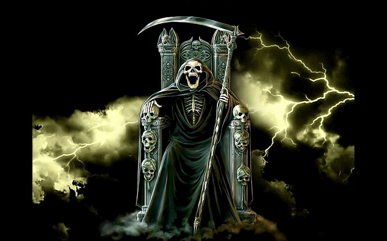night, reaper, funny, smiling, The Exorcist - desktop wallpaper