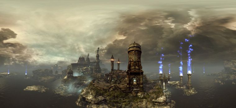fantasy, landscapes, cityscapes, Unreal Tournament - desktop wallpaper