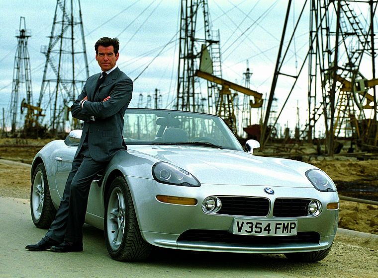 BMW, cars, James Bond, Pierce Brosnan, BMW Z8 - desktop wallpaper