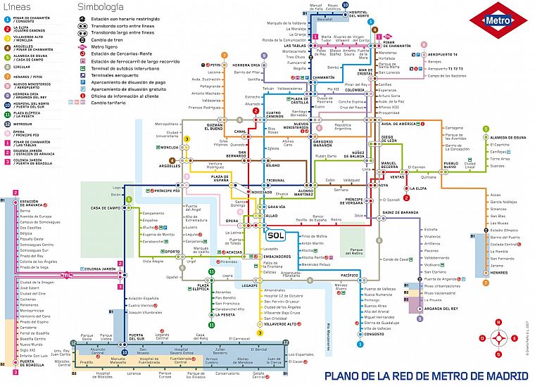 metro, madrid - desktop wallpaper