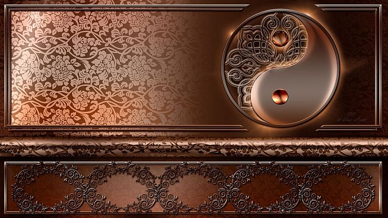 yin yang - desktop wallpaper