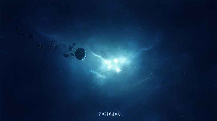 outer space, planets, artwork - desktop wallpaper