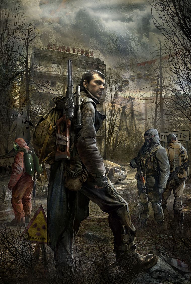 video games, S.T.A.L.K.E.R., Chernobyl, gas masks, Ukraine - desktop wallpaper