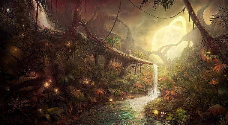 jungle, Avatar, fantasy art, pandora, digital art - desktop wallpaper