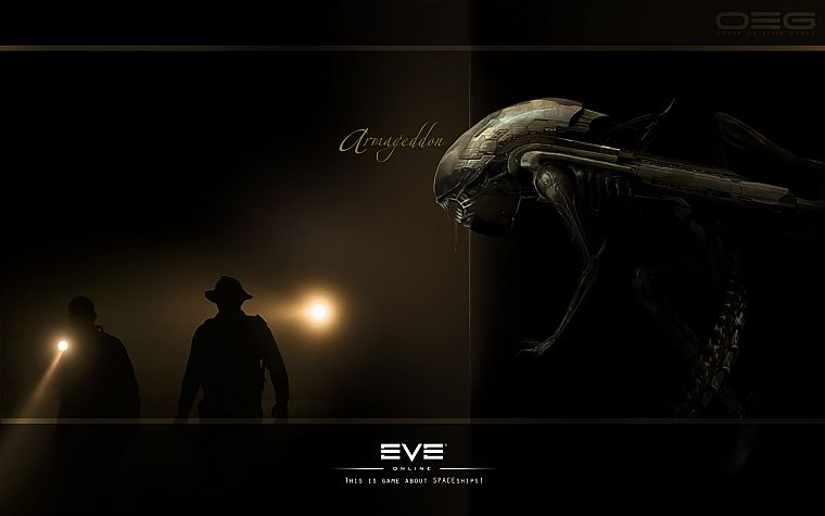 EVE Online, amarr, armageddon - desktop wallpaper