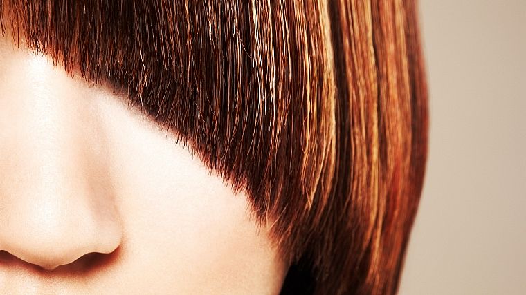 brunettes, women, close-up, redheads, faces - desktop wallpaper