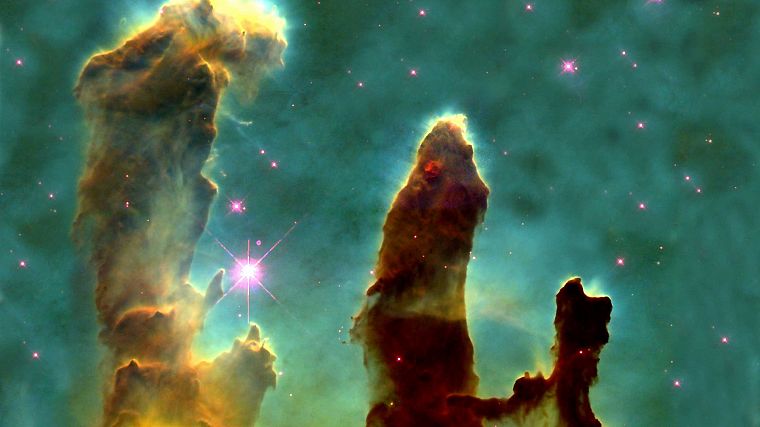 outer space, nebulae, Pillars Of Creation, Eagle nebula - desktop wallpaper
