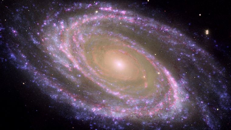 outer space, galaxies, spiral - desktop wallpaper