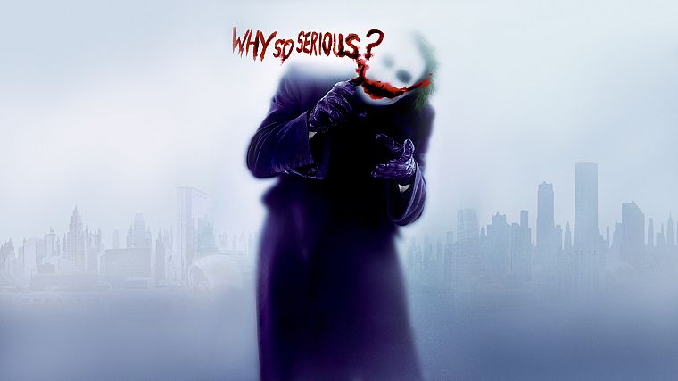 Batman, The Joker, Why So Serious? - desktop wallpaper
