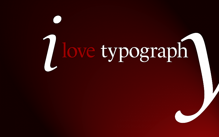 love, typography - desktop wallpaper