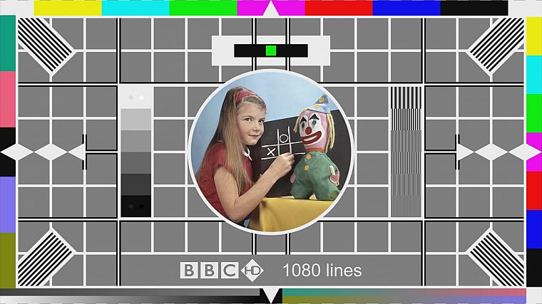 BBC, television, test pattern, channel - desktop wallpaper