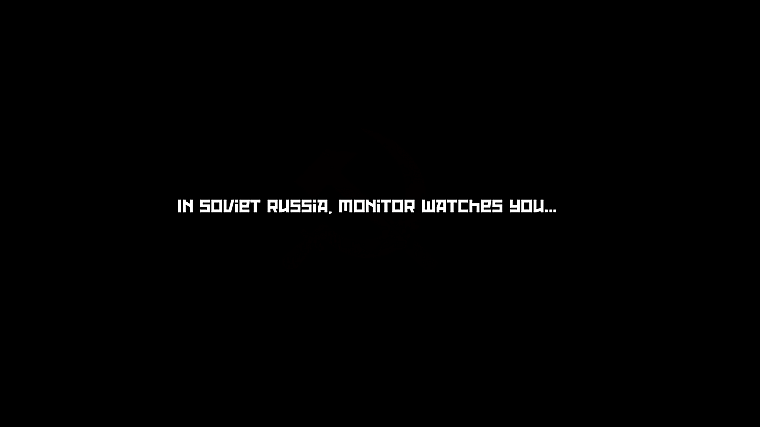 text, In Soviet Russia, black background - desktop wallpaper