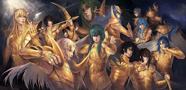 fantasy, armor, anime - desktop wallpaper