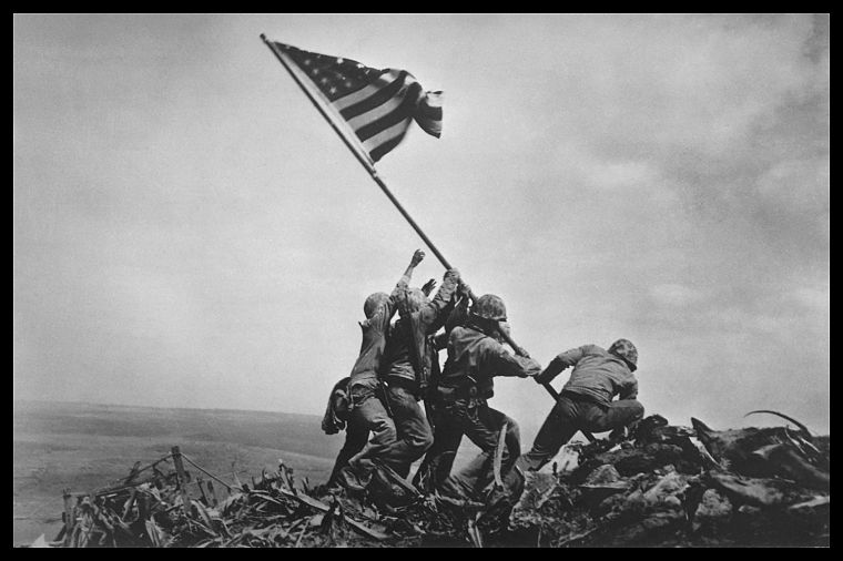 World War II, historic, Iwo Jima - desktop wallpaper