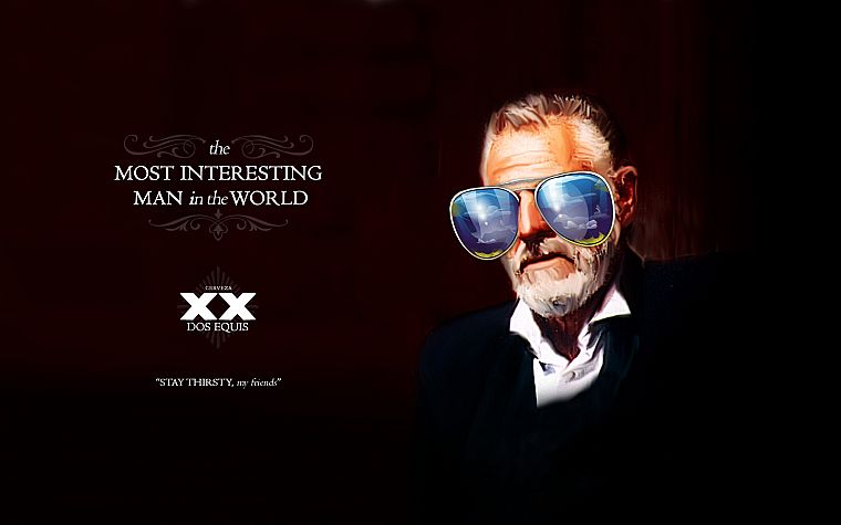 text, funny, sunglasses, The Most Interesting Man in the World - desktop wallpaper