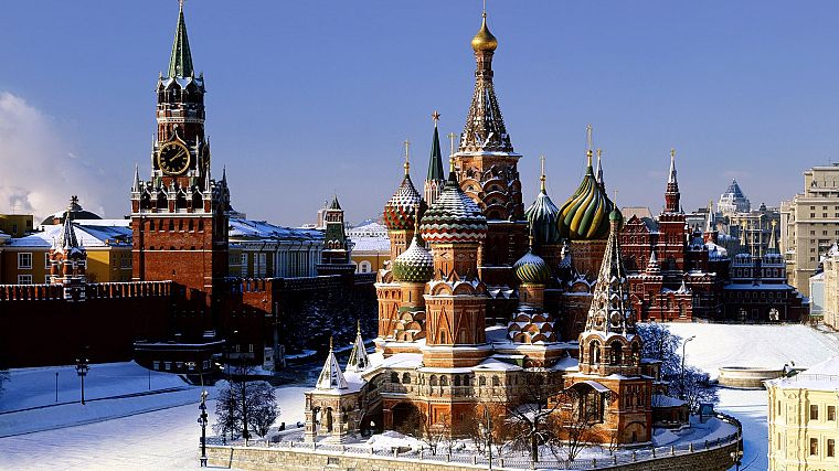 Russia, Moscow, Sint Basil Cathedral - desktop wallpaper