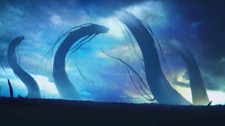 monsters, Hydra, fantasy art, artwork - desktop wallpaper