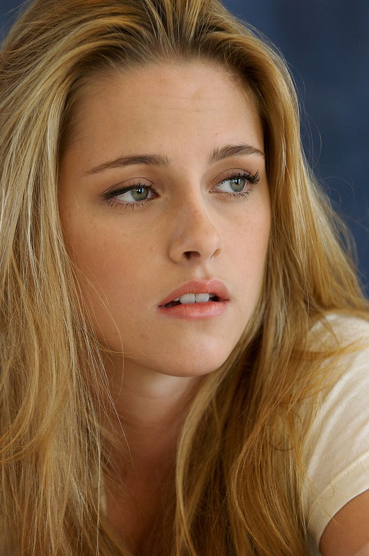 blondes, women, Kristen Stewart, celebrity, faces - desktop wallpaper