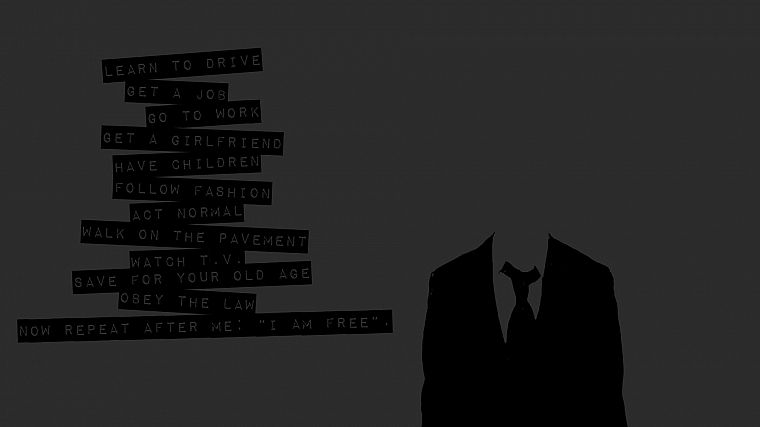 Anonymous, text - desktop wallpaper