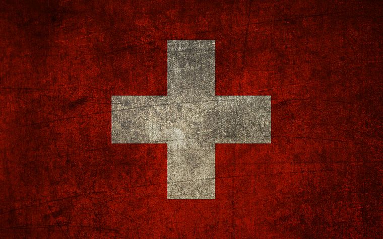 cross, red, grunge, flags, Switzerland - desktop wallpaper