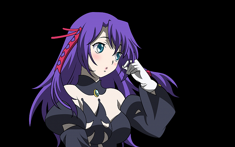 vectors, transparent, purple hair, anime girls, Kiddy Girl-and, Q-feuille, anime vectors - desktop wallpaper