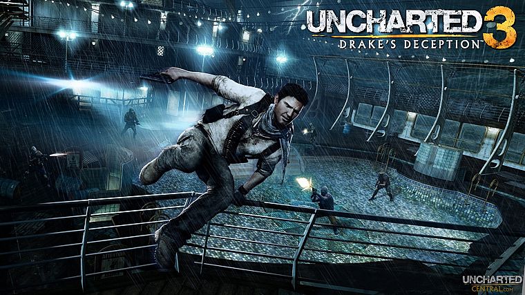 video games, Uncharted, Nathan Drake, Uncharted 3 - desktop wallpaper