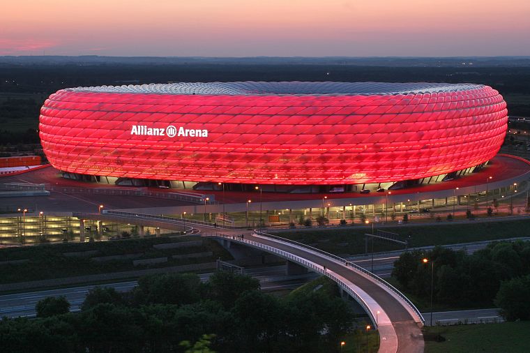 Germany, Munich, Allianz Arena - desktop wallpaper