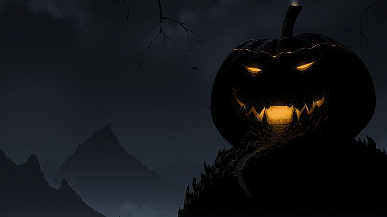 Halloween, holidays, Jack O Lantern, pumpkins - desktop wallpaper