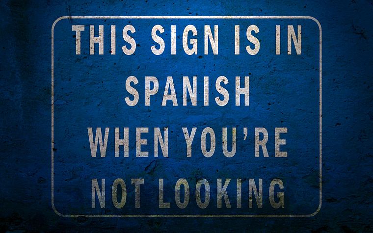 signs, funny, quantum physics, Im Spanish - desktop wallpaper
