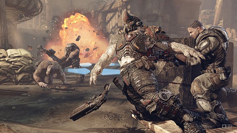 video games, Gears Of War 3 - desktop wallpaper