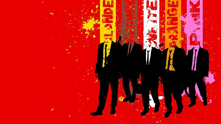 Reservoir Dogs, simple background, colors - desktop wallpaper