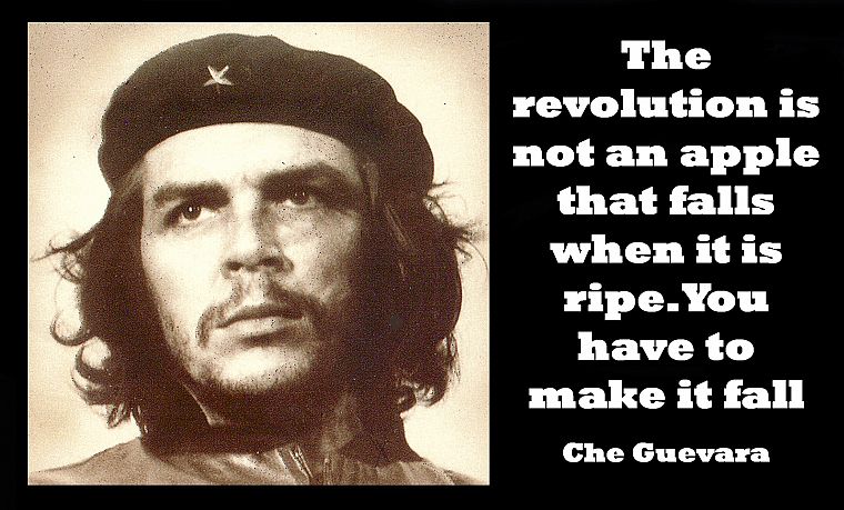 Che Guevara, murderer - desktop wallpaper