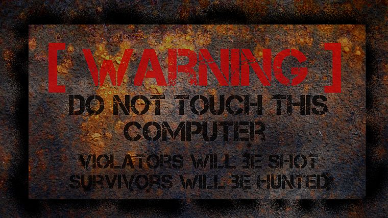 text, warning - desktop wallpaper