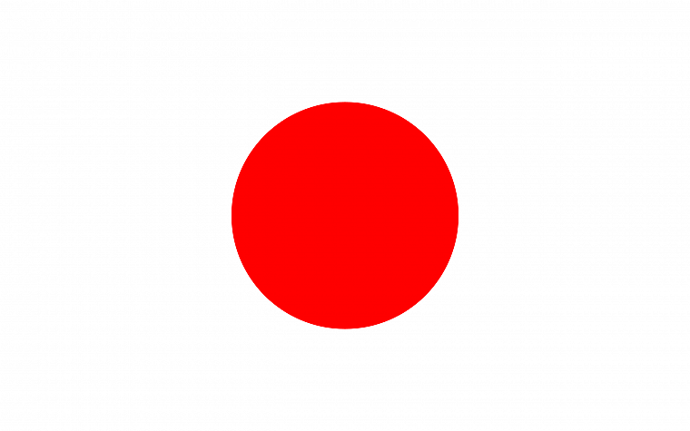 Japan, minimalistic, flags - desktop wallpaper