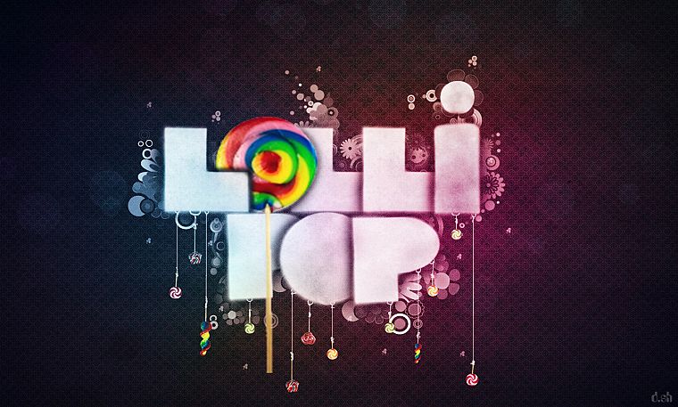 lollipops, digital art - desktop wallpaper
