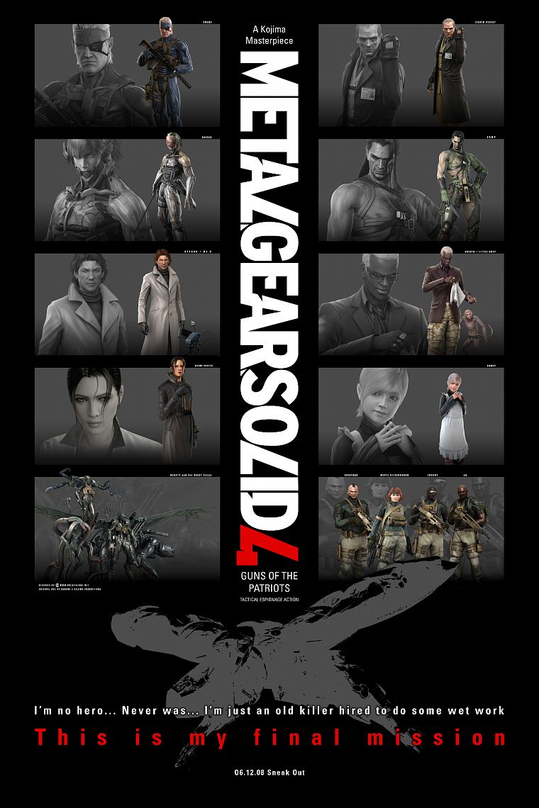 Metal Gear, video games, Metal Gear Solid, Solid Snake, old snake, Raiden, Guns of the Patriots, meryl silverburgh, ocelot - desktop wallpaper