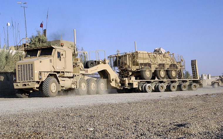 military, trucks, weaponry - desktop wallpaper