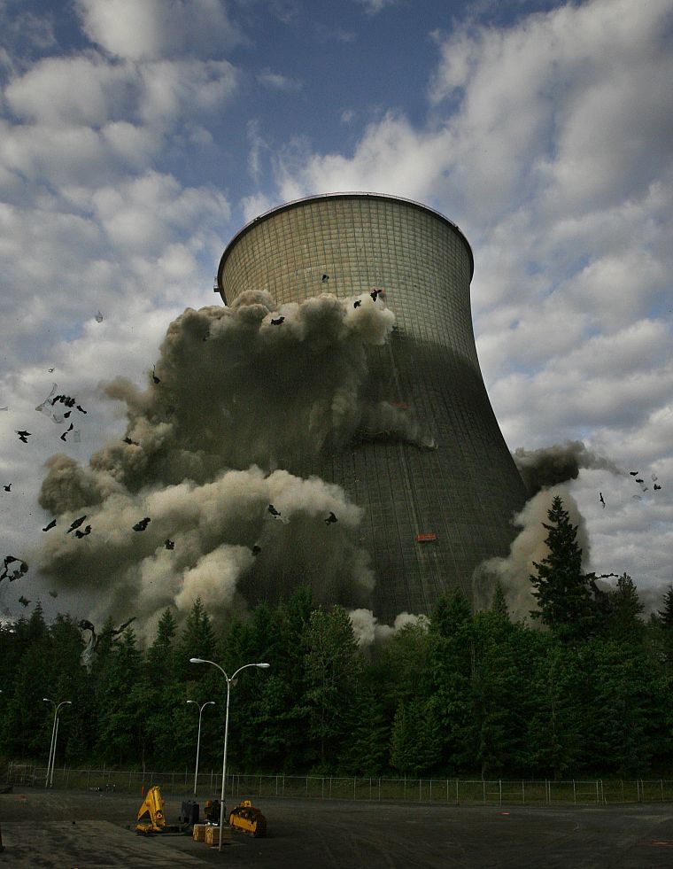 explosions, nuclear, demolitions - desktop wallpaper
