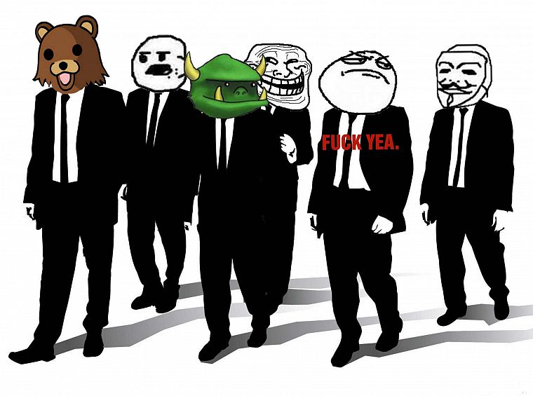 meme, Reservoir Dogs, crossovers, 4chan - desktop wallpaper