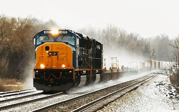 trains, csx, railroad tracks, vehicles, locomotives - desktop wallpaper