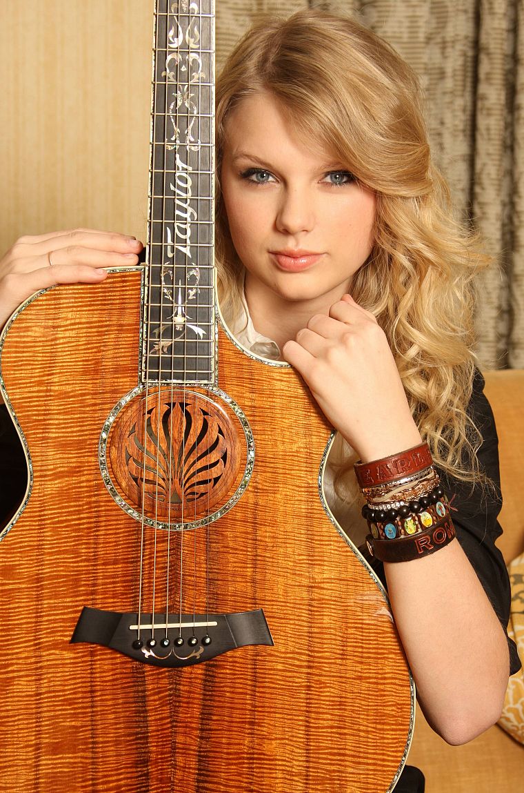 women, Taylor Swift, celebrity, guitars, singers - desktop wallpaper