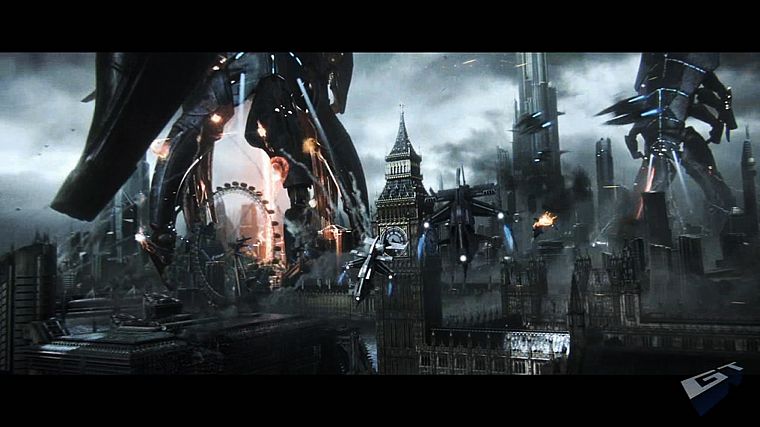 reaper, London, Mass Effect 3 - desktop wallpaper